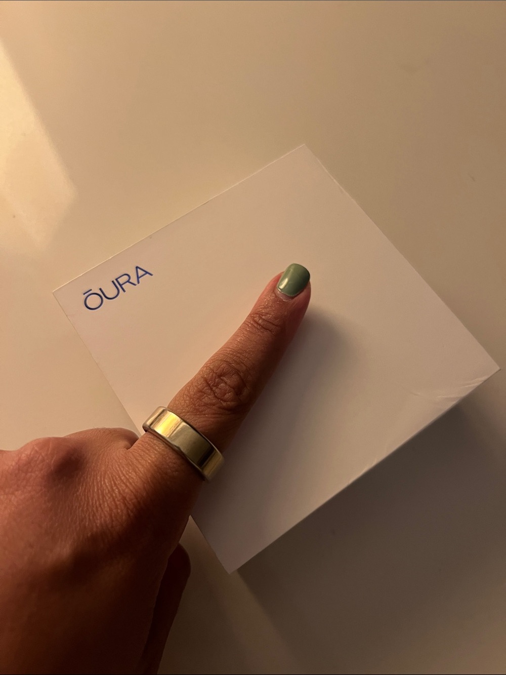 Oura Polished Gold Band Ring